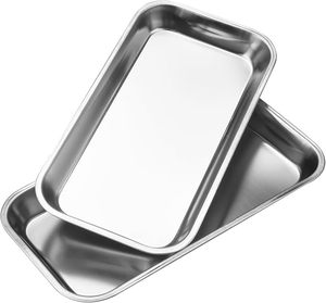 Bandeja de Instrumentos Manuales de Acero Médico Dental de Alta Calidad para Procedimientos, Reutilizable, Esterilización a Alta Temperatura para Clínicas - Product Image 3