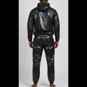 Traje de Sauna de Alta Calidad OEM, Tela de Poliéster Impermeable, Traje para Sudar, Gimnasio, Ejercicio, Pérdida de Peso, Proveedor y Fabricante - Product Image 2