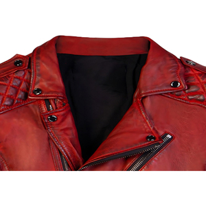 Hot Premium Quality 100% Leather Winter Jacket for Men with Front Logo Zipper Closure Waterproof & Windproof OEM Service - Product Image 4
