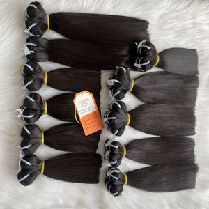 Paquetes de cabello humano Super Bone Straight longitud 6 "y 8" disponible para enviar 100% cabello humano vietnamita precio al por mayor - Product Image 3