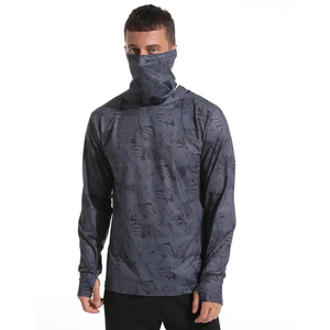 Sweat à capuche pour hommes, tissu de protection UV, manches longues, pour la pêche, la chasse, la plage, coupe confortable - Product Image 4