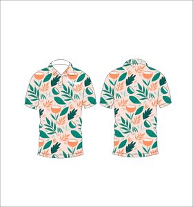 Polo Personalizado con Estampado de Hojas Tropicales, Manga Corta, Informal, para Golf, Tenis, Ropa de Equipo, Polo de Verano - Product Image 5