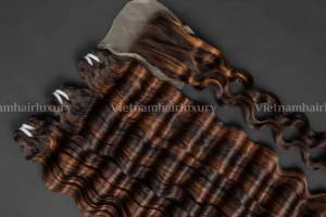 เครื่องมัดผมเรีมีแบบเส้นผมจากเวียดนามเครื่องมัดเดี่ยวแบบเต็มตัวทำจากหนังศีรษะสองชั้น - Product Image 4