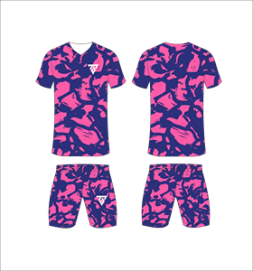 Custom Sublimation Soccer Jersey Set Men Black Charcoal Red Chevron <b>Brush</b> Stroke Pattern Football Uniform Quick Dry Training Kit - Product Image 3