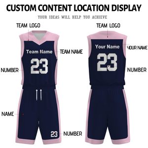Custom Pink Basketball Jersey Breathable Basketball Uniform Set Designed for Speed and Comfort <b>Athletic</b> Basketball Uniform - Product Image 5