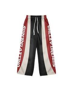 ผลิตชุดวอร์มไนลอนคุณภาพสูงขนาดใหญ่พิเศษ ชุดออกกำลังกาย 2 ชิ้น เสื้อแจ็คเก็ตกันลมแบบสะท้อนแสง กางเกงเอวยางยืดสีพื้น - Product Image 5