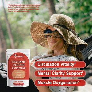 OEM/ODM Cayennepfeffer-Gummis für Beine, Herz und Blutgesundheit mit Vitamin E, D3+K2 und Traubenkernextrakten - Product Image 3