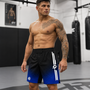 Pantalones Cortos de Compresión RISE para Hombre, para Boxeo, MMA, Grappling, con Logotipo Frontal, 100% Poliéster, 220g, Duraderos, para Adultos, OEM, Venta al Por Mayor - Product Image 5