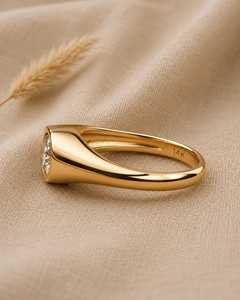 Bague de fiançailles solitaire en diamant de laboratoire taille poire 2 carats, or massif 10K 14K 18K, bijoux fins certifiés IGI, couleur E - Product Image 4