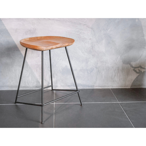 Solid Teak Bar <b>Stool</b> Kitchen Island Restaurant Hotel Villa Resort Cafe Contract Hospitality Commercial Furniture Wholesale - Product Image 3