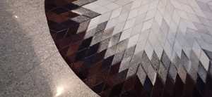 Alfombra Moderna de Lana/Algodón de Primera Calidad, con Diseño Floral, de Pelo Largo, Antideslizante, Hecha a Mano - Product Image 4