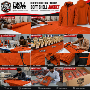 Chaqueta con Capucha Personalizada Unisex de Tejido Softshell, Impermeable, Cortavientos, para Exteriores, Táctica, de Trabajo, OEM, ODM, Lisa, Teñida, con Cremallera Frontal - Product Image 6