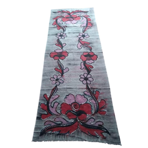 MAYURI CREATIONS Custom Logo Adult's Winter Shawl Soft Warm Long <b>Wool</b> Scarf Floral Traditional Print Hand Drawn Artistic - Product Image 3