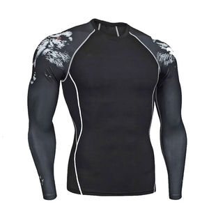 Ensemble de compression 2 pièces pour hommes, fitness et entraînement, avec logo personnalisé, livraison rapide, faible MOQ, tricoté, taille personnalisée - Product Image 2