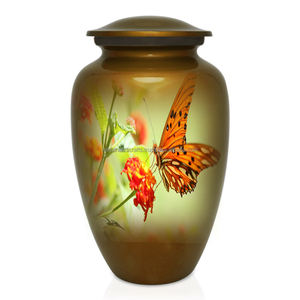 Urna de cremación conmemorativa para cenizas humanas Funeral Adulto con diseño de pájaro Cardenal Urna de cremación 200 Cubic - Product Image 3