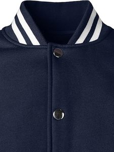 TANVEX Veste universitaire homme bleu marine personnalisable avec logo, style streetwear, respirante, pour l'hiver - Product Image 6
