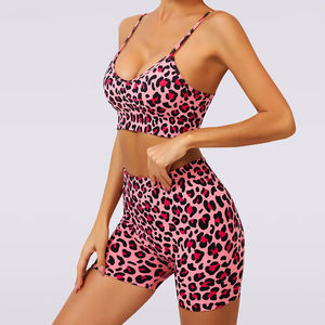 Conjunto de sujetador deportivo y pantalones cortos personalizados de alta calidad para gimnasio, fitness, yoga, venta al por mayor, color, talla y estilo personalizados, sujetadores deportivos OEM. - Product Image 2