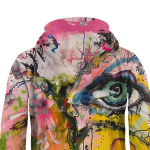 Sudaderas con capucha para hombre de diseño nuevo, color personalizado, a precio razonable, estilo urbano, hip hop, con estampado por sublimación. - Product Image 5