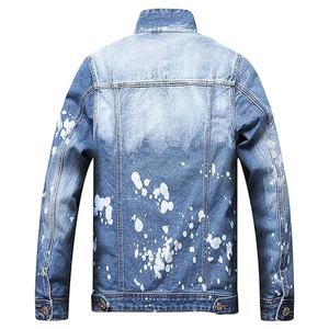 Oem Service Denim Jacket Hot Selling In High Quality 2026 <b>Jean</b> Jacket Street Casual Denim Jacket For Men - Product Image 3