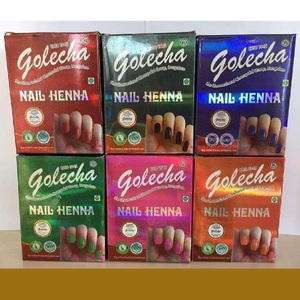 Décoration temporaire des ongles au henné |   Cône à ongles de couleur foncée |   Utilisation cosmétique uniquement |   Emballage OEM - Product Image 1