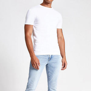 T-shirt d'été pour homme, logo personnalisé, coupe slim, manches courtes, nouveau, décontracté, business, prix bas, haute qualité, entraînement - Product Image 3