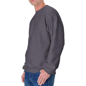 Sudaderas de cuello redondo para hombre, corte regular, precio al por mayor, tamaño y color personalizados, sudaderas básicas de algodón mezclado para hombre - Product Image 4