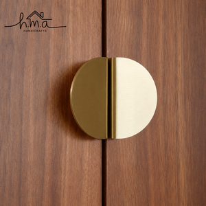 Brushed Brass Edge Pull Cabinet Handle Modern Minimalist Finger Grip Drawer Pull <b>Wardrobe</b> Kitchen Cupboard Door <b>Hardware</b> - Product Image 5