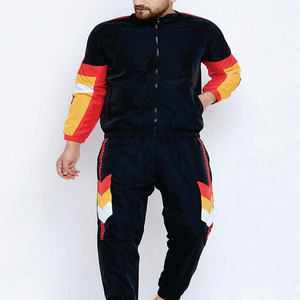 Wind Resistant Lightweight Athletic Two Piece Windbreaker Set Zip Front Jacket with Matching Pants Windbreaker Set - Product Image 6