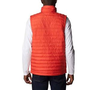 2025 High Quality Gilet Puffer Men's <b>Jackets</b> Breathable Fabric Solid Orange Color Sleeveless Winter Warm Oversize Puffer Vest - Product Image 3