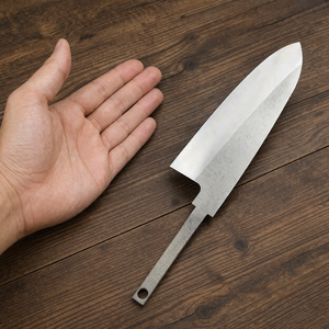 SAZ ENTERPRISES Promotion Couteau de Chef Artisanal en Acier Inoxydable 8 pouces, Lame Pleine Longueur, Style Industriel, Ambidextre - Product Image 4