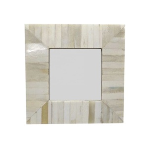 Promotion High Quality Handmade Eco-Friendly Durable Bone Inlay UV Printed Modern <b>Rustic</b> Rectangle Tabletop 2 Color Photo Frame - Product Image 3