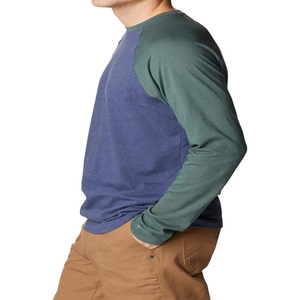 <b>Raglan</b> Long <b>Sleeve</b> <b>T</b> <b>Shirt</b> For Color Cotton Custom Logo Oem Factory Manufacturer Clothing Supply Wholesale High Quality Custom - Product Image 3