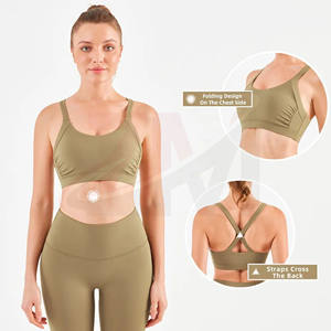 Conjunto Deportivo para Mujer, Yoga, Cintura Alta, Secado Rápido, Transpirable, Sin Costuras, Color Sólido, Bra y Leggings, Venta al Por Mayor, Marca Personalizada - Product Image 4