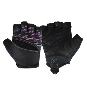 Custom Half-finger Gym Fitness Gloves <b>Foam</b> <b>Padding</b> Bodybuilding Training Palm Protection Cross-fit Weightlifting Unisex workout - Product Image 2