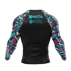 custom men rashguard high quality polyester fabric custom design fabric and packaging - Product Image 2