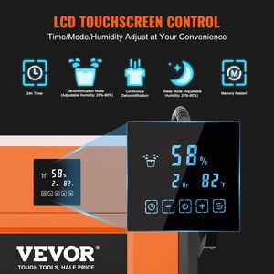 Deumidificatore Commerciale di Grande Capacità da 156 Pinte per Vani, Seminterrati, Magazzini e Cantieri con Tubo di Scarico - Product Image 4