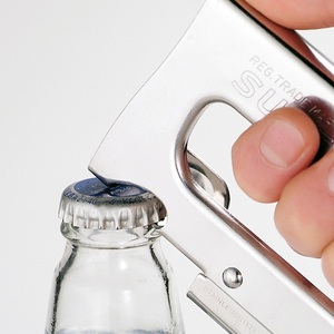 Ouvre-boîte japonais tout en acier inoxydable SUTEN GANGY, n° 0130, ouvre-boîte multifonction, ustensile à une netteté et une résistance exceptionnelles - Product Image 3