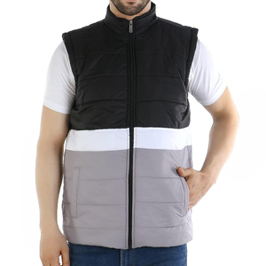 Chaquetas sin mangas a prueba de viento para deportes de invierno, chaqueta acolchada de alta calidad con relleno de nailon, poliéster y algodón para hombre - Product Image 3