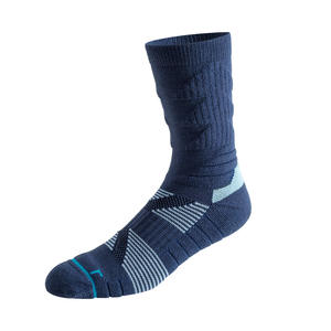 Chaussettes de sport en coton de bambou tricotées thermiques de haute qualité pour hommes et jeunes, design personnalisé, antibactériennes, rembourrées, pour le camping en plein air - Product Image 4
