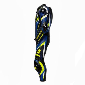 Traje de Motociclismo de Cuero para Invierno, Transpirable, Resistente al Viento, Diseño Personalizado, Ropa de Motociclista de una Pieza - Product Image 3