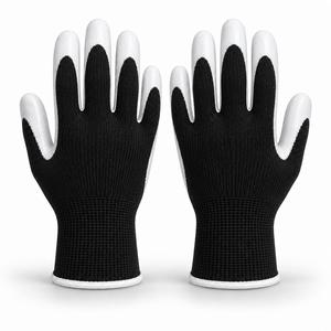 Nitrile Grip <b>Gloves</b> 10mil Cold Resistant Anti-Slip Durable Coating Moisture-Wicking <b>Silicone</b>-Free Powder-Free Customizable - Product Image 6