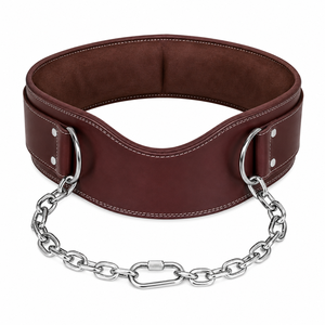 Cinturón de Levantamiento de Pesas de Cuero Vacuno Original Personalizado con Cadena Larga y Resistente, Último Diseño al por Mayor - Product Image 6