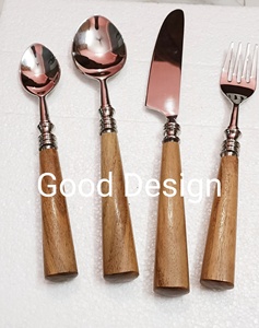 Wedding Tableware Dinnerware Cutlery <b>Set</b> <b>Flatware</b> <b>Set</b> Horn Handle New Design Stainless Steel Cutlery <b>Set</b> - Product Image 4