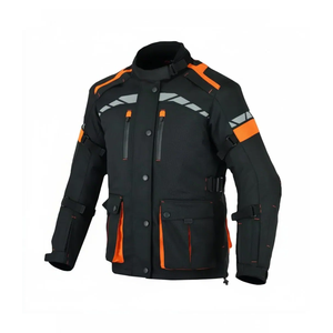 Vestes pour hommes, design personnalisé avec protection, pour la moto et les courses automobiles, épaisseur standard, couleur unie. - Product Image 5