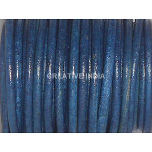 Bracelet et collier en cordon de cuir rond personnalisable de 1mm pour bijoux et composants Tailles 1mm à 8mm - Product Image 3