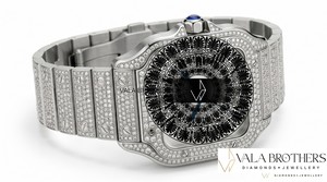 Reloj Deportivo Santoss-Dumont para Niños, Estilo Hip-Hop, Movimiento de Cuarzo ETA, Cristal de Zafiro, Aleación de Acero Inoxidable, Cuadrado de 39 mm, Números Romanos - Product Image 3