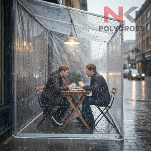 Lona Transparente Personalizada de Alta Resistencia con Borde Reforzado con Cuerda y Esquinas Reforzadas para Uso en Construcción, Agricultura y Almacenes - Product Image 5