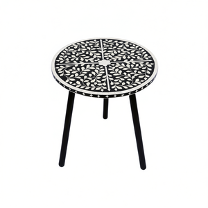 Handcrafted Luxury Wooden Rack Bone Inlay Bohemian Plant Elegant Home Decor Accent Furniture Bedroom Living Room <b>Wall</b> <b>Display</b> - Product Image 2