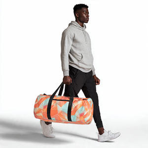 Sacs de sport sublimés pour la gym, sacs de sport imprimés pour l'entraînement et le fitness, sacs de sport imprimés à double sangle, fabricants de sacs de sport imprimés - Product Image 3