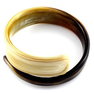 Natural Eco-Friendly Buffalo Horn Handmade Fashion Jewelry Indian Bangle HF CRAFTS Polished - Product Image 2
